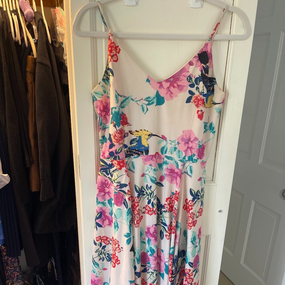 Yumi Kim, Floral Midi Dress, Size Small